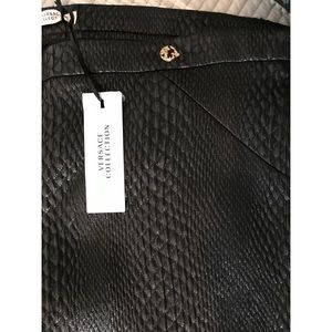 Versace Collection Faux Snakeskin Pant -Med to Lrg